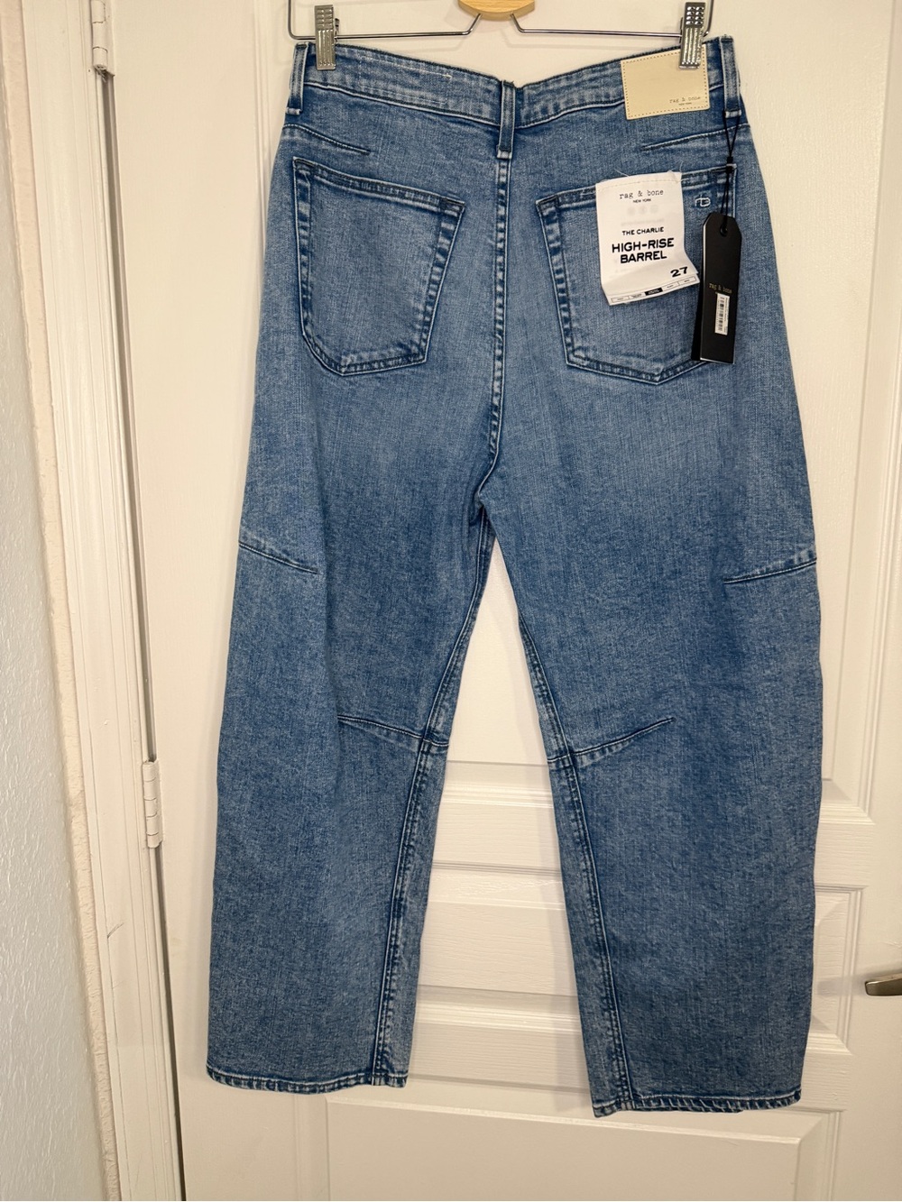 NWT Rag & Bone Charlie High Rise Barrel Jeans Jalen-27-MSRP $278 - Picture 5 of 16